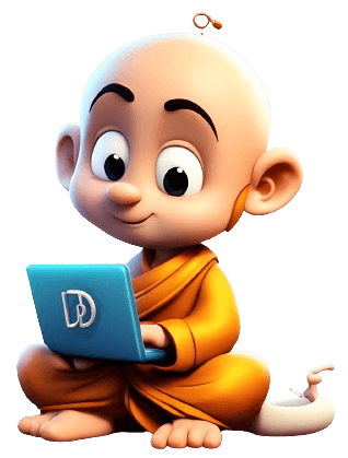 Monk Images With Laptop